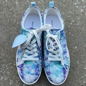 Easy Spirit Mabel Women's Sneakers Shoes Blue Purple Green Tie Dye NWT Size 8 M